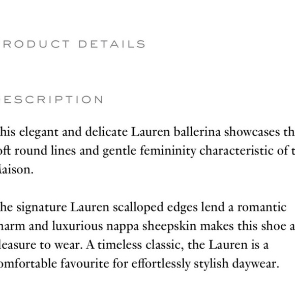 Chloe Black Women's Napa Sheepskin Ballet Flats 8.5 - Picture 4 of 7